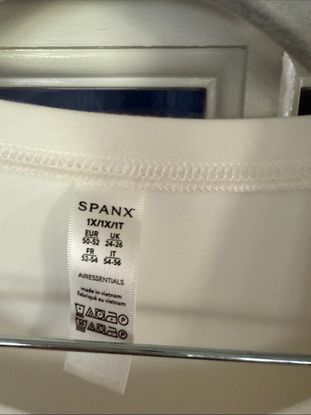 SPANX White Cap-Sleeve Midi Shift Dress - Picture 3 of 3